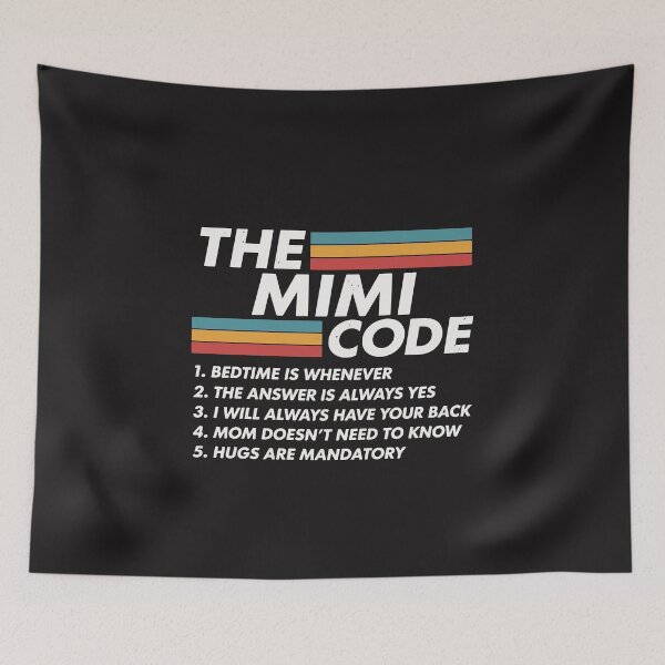 Item preview, The Mimi Code Funny Grandma Mimi Gift Cool Grandma Shirt Moms Know Best Mimi Life designed and sold by kiralynstration.