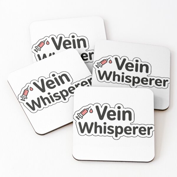Item preview, Vein Whisperer Funny Phlebotomist Quote with Syringe Illustration designed and sold by RushVibeWear.
