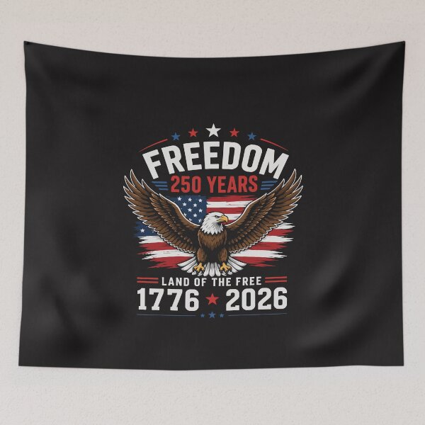 Item preview, USA 250th Anniversary Faith and Freedom 1776 2026 Patriotic 4th of July America Pride designed and sold by kiralynstration.