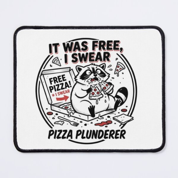 Item preview, Pizza Plunderer – Funny Raccoon Design designed and sold by Dogandesighn.