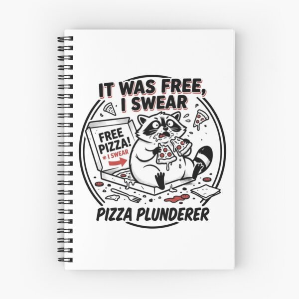 Item preview, Pizza Plunderer – Funny Raccoon Design designed and sold by Dogandesighn.