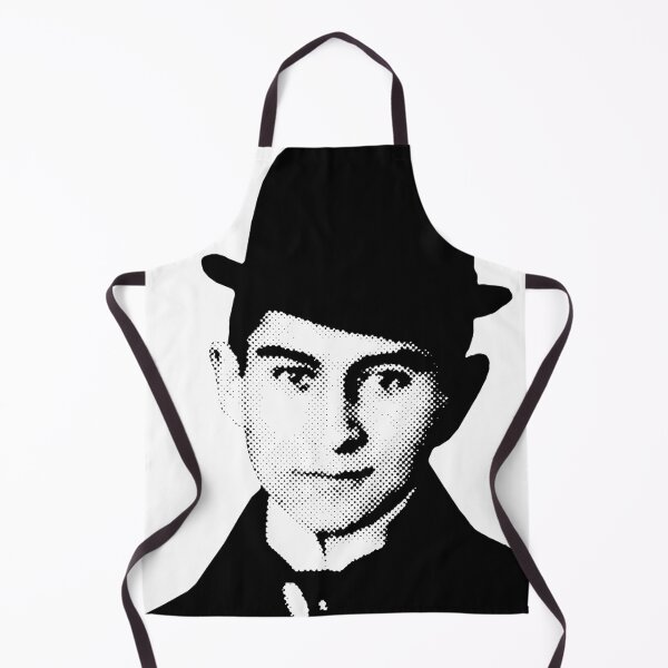 Item preview, Franz Kakfa portrait halftone pattern retro 80s style black and white HD ONLINE STORE designed and sold by bard-art.