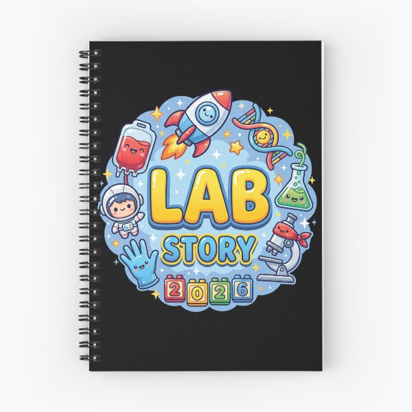 Item preview, Lab Story 2026 Cute Science Cartoon Shirt designed and sold by ArcaneArtistry.