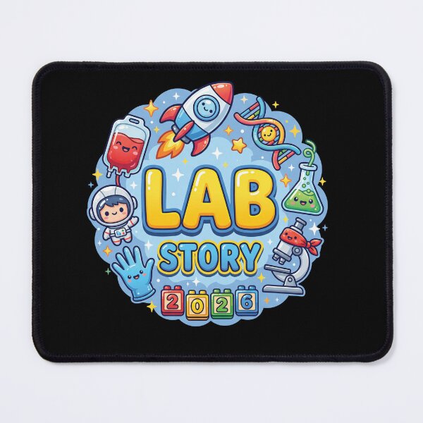 Item preview, Lab Story 2026 Cute Science Cartoon Shirt designed and sold by ArcaneArtistry.