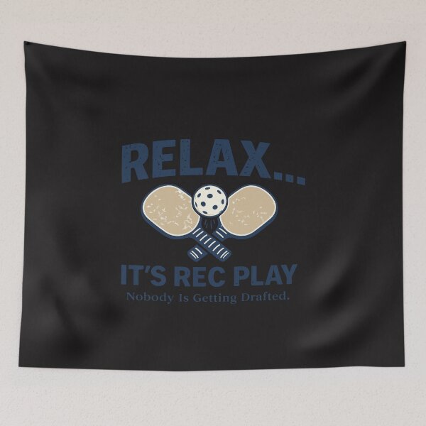 Item preview, Funny Pickleball Shirt Relax Its Rec Play Nobody Is Getting Drafted Pickleball Humor designed and sold by kiralynstration.