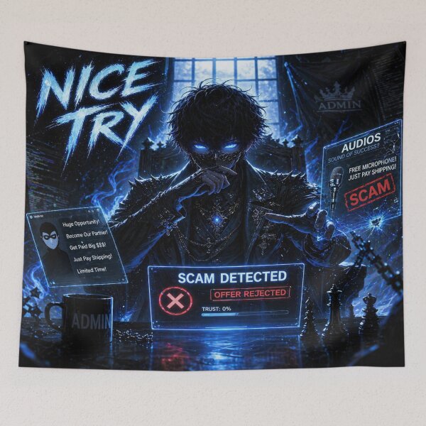 Item preview, Nice try! designed and sold by Nightstream Official Store.