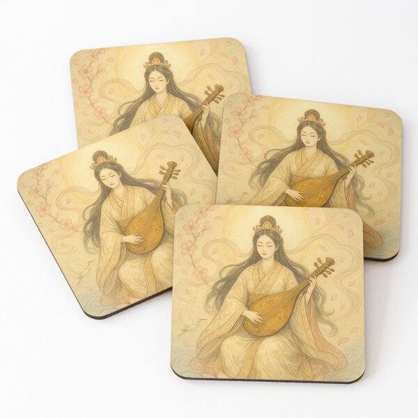 Item preview, Benzaiten: Japanese Goddess of Music, Arts and Fortune designed and sold by mythographiaart.