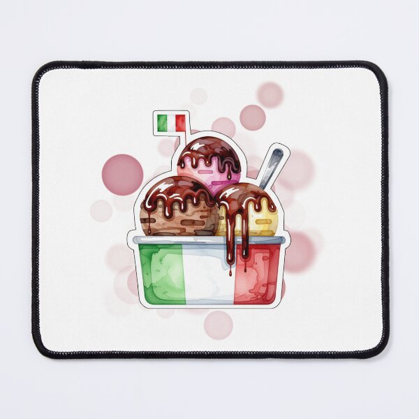 Item preview, Italian Gelato Ice Cream with Italy Flag Design designed and sold by iamKRUK.