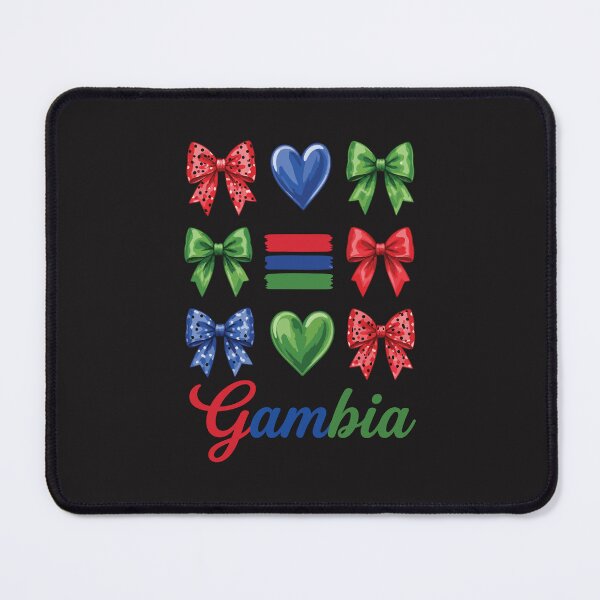 Item preview, Gambia Flag Coquette Aesthetic Gambian Girl Cute Bow African Pride Trendy Style designed and sold by kiralynstration.