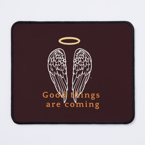 Item preview, Good things are coming – Spiritual Manifestation Typography Design designed and sold by CosmicQuietStudio.