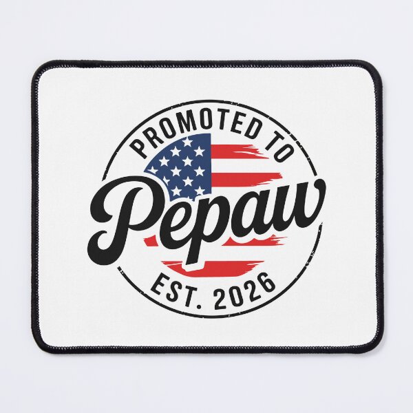 Item preview, Promoted to Pepaw 2026 Grandpa to Be Gift Funny Soon to Be Grandpa USA Flag designed and sold by kiralynstration.