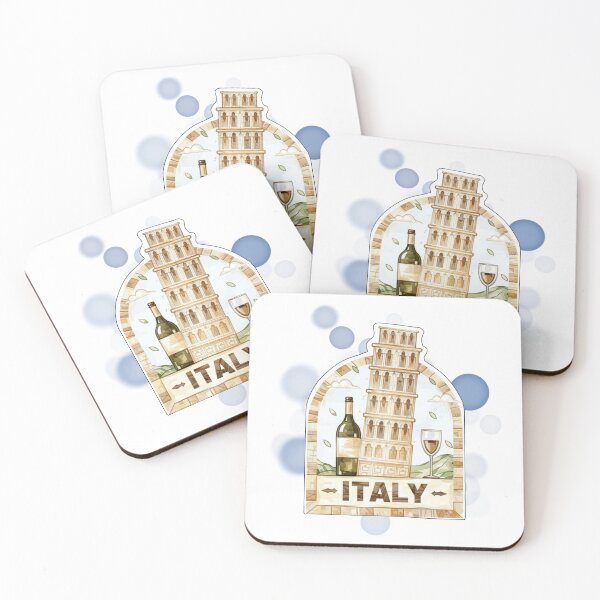 Item preview, Italy Postage Stamp Travel Design with Italian Landmarks designed and sold by iamKRUK.