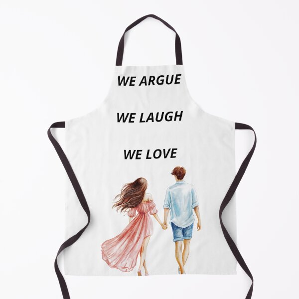 Item preview, We Argue We Laugh We Love – Couple Quote Art Print designed and sold by Mastalina99.
