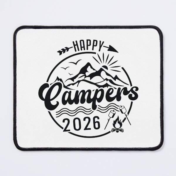 Item preview, Happy Campers 2026 Camping Trip Shirt Friends Outdoor Adventure Matching Group designed and sold by kiralynstration.