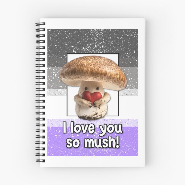 Item preview, Happy Pride LGBTQIA Asexual Mushroom card  designed and sold by Corrieweb.