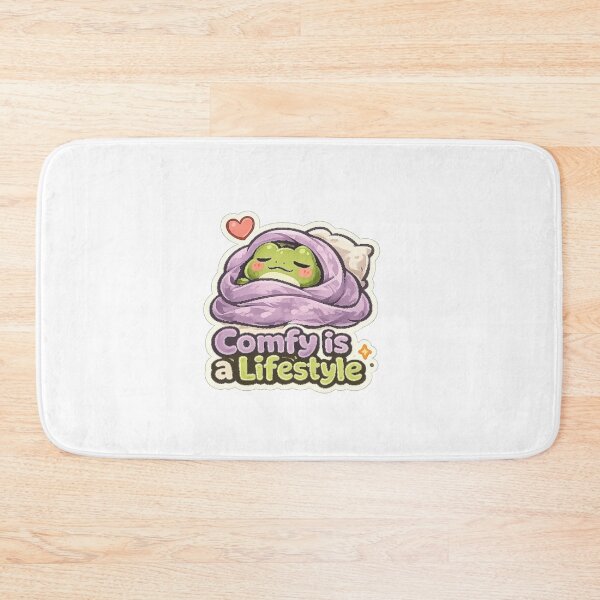 Item preview, Comfy Is a Lifestyle Cute Frog Cozy Blanket Aesthetic designed and sold by InkWanderStudio.