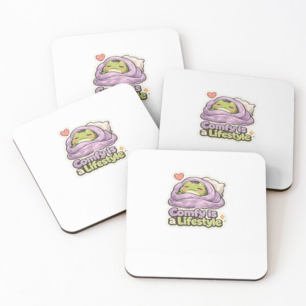 Item preview, Comfy Is a Lifestyle Cute Frog Cozy Blanket Aesthetic designed and sold by InkWanderStudio.