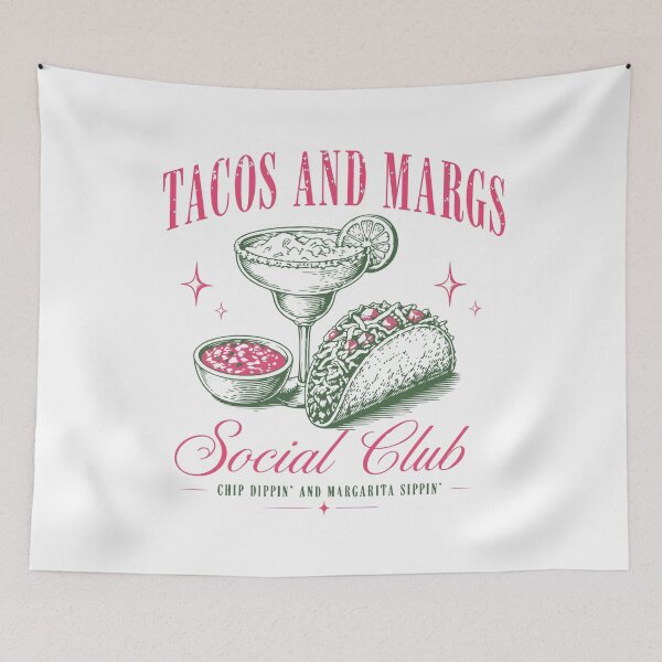 Item preview, Tacos and Margaritas Social Club Womens Fiesta Outfit Girls Trip Margarita Party designed and sold by kiralynstration.