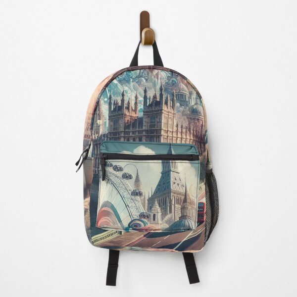 Item preview, Surreal Collage of London Landmarks designed and sold by LCPcreations.
