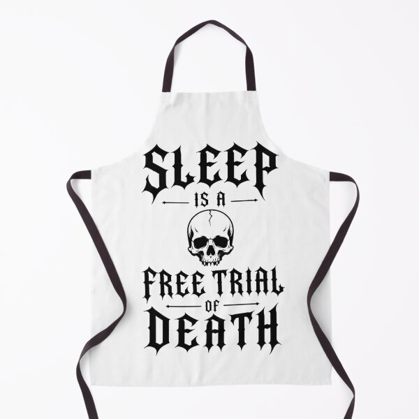 Item preview, Sleep Is A Free Trial Of Death Dark Humor Gothic Skull designed and sold by the-dovlat.