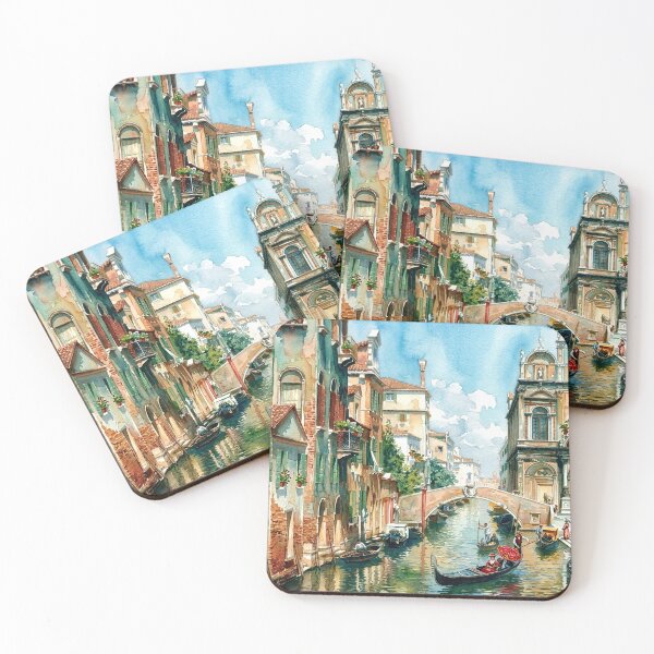 Item preview, Venice Italy Grand Canal Watercolor Cityscape Wall Art designed and sold by posteriocrew.