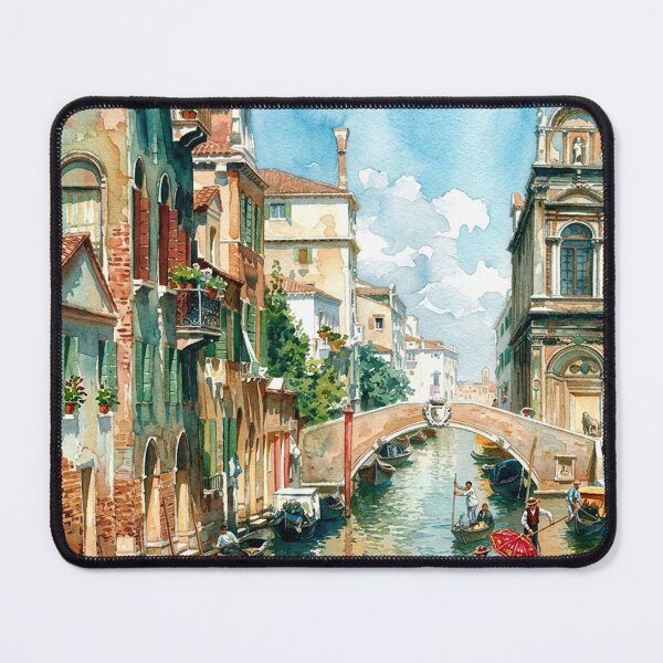 Item preview, Venice Italy Grand Canal Watercolor Cityscape Wall Art designed and sold by posteriocrew.