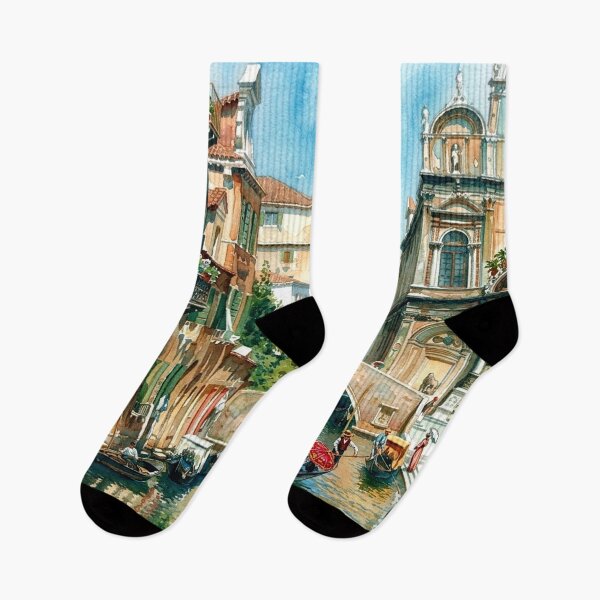 Item preview, Venice Italy Grand Canal Watercolor Cityscape Wall Art designed and sold by posteriocrew.
