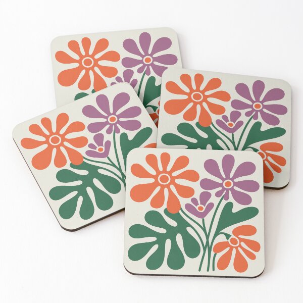 Item preview, Matisse Inspired Floral Cutout Art – Abstract Modern Botanical Wall Print designed and sold by Tamas Das.