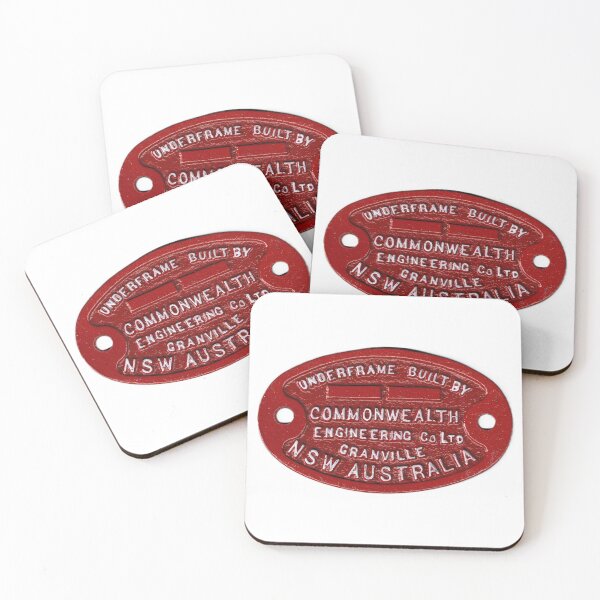 Item preview, NSW Railways builders plate Commonwealth Engineering Co designed and sold by Ex-Supermodel.