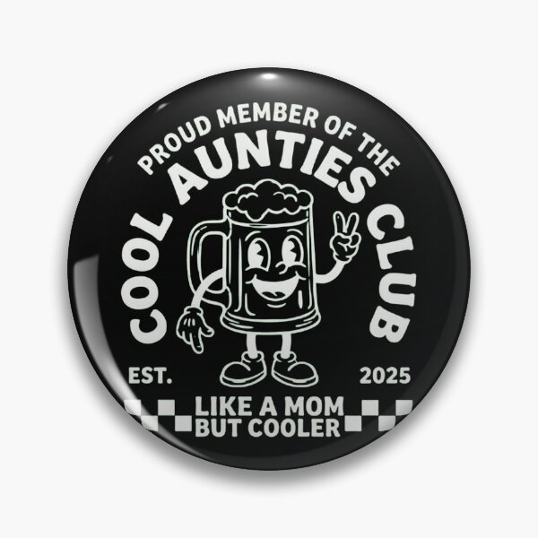 Item preview, Cool Aunties Club Est 2025 Beer Retro Cartoon Gift designed and sold by haitrieuic96.