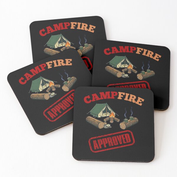 Item preview, Campfire Approved Outdoor Adventure Camping Life designed and sold by Bajszon.