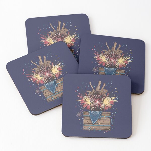 Item preview, Vintage Fireworks Crate  Retro July 4th Celebration Design designed and sold by BoxofMoments.