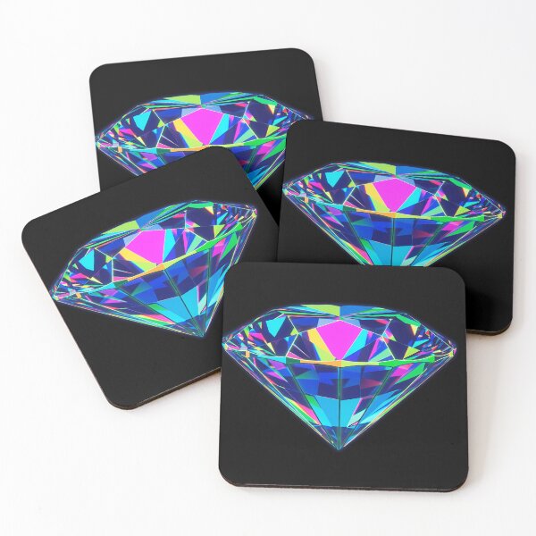Item preview, Cyberpunk Neon Diamond - Radiant Futuristic Jewel Art designed and sold by powersunlight.