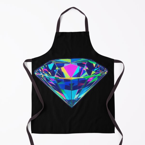 Item preview, Cyberpunk Neon Diamond - Radiant Futuristic Jewel Art designed and sold by powersunlight.