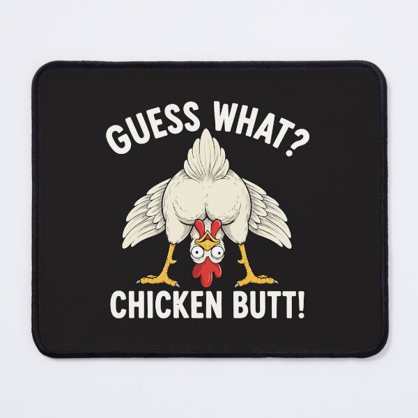 Item preview, Guess What Chicken Butt Funny Chicken Meme Chicken Lover Gift Backyard Chicken Humor designed and sold by kiralynstration.