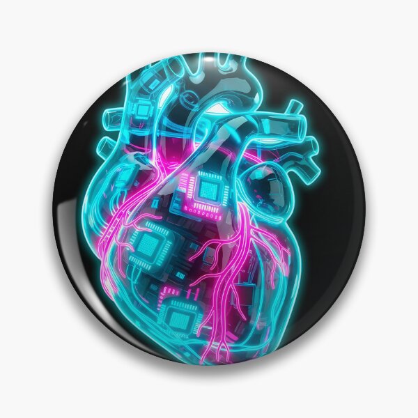 Item preview, Copy of Cybernetic Heart Neon Circuit Anatomy designed and sold by powersunlight.