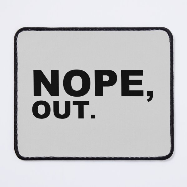 Item preview, Nope out funny text low battery and refusing overtime at work nope not today style Black and white HD ONLINE STORE designed and sold by bard-art.