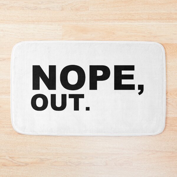 Item preview, Nope out funny text low battery and refusing overtime at work nope not today style Black and white HD ONLINE STORE designed and sold by bard-art.
