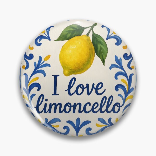 Item preview, I Love limoncello – Amalfi-Inspired Lemon Tile Design designed and sold by EmeraldeaArt.