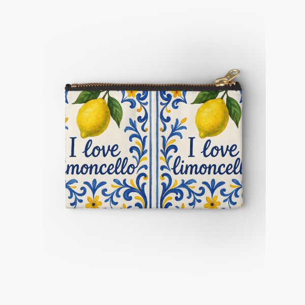 Item preview, I Love limoncello – Amalfi-Inspired Lemon Tile Design designed and sold by EmeraldeaArt.