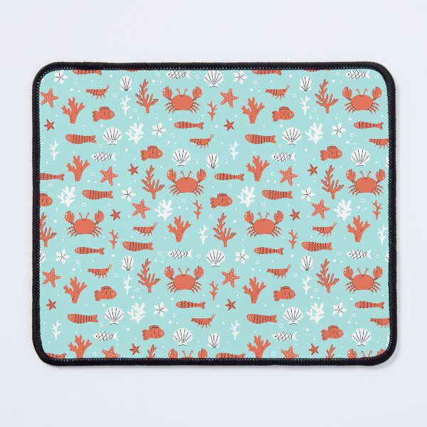 Item preview, sea creatures on a blue background designed and sold by burbura.