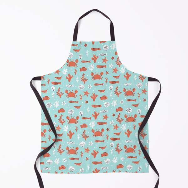 Item preview, sea creatures on a blue background designed and sold by burbura.