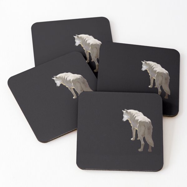 Item preview, Wolf Turns From Heaven Toward Infernal Light designed and sold by GeoWhimsy Studio.