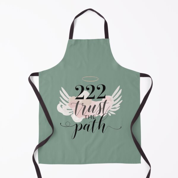 Item preview, 222 Angel Number Manifestation – Trust the Path Spiritual Aesthetic Typography Design designed and sold by CosmicQuietLab.
