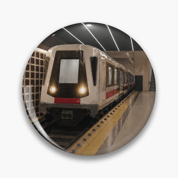 Artikelvorschau, U-Bahn – Illustration des modernen Stadtverkehrs entworfen und verkauft von BlueMile.
