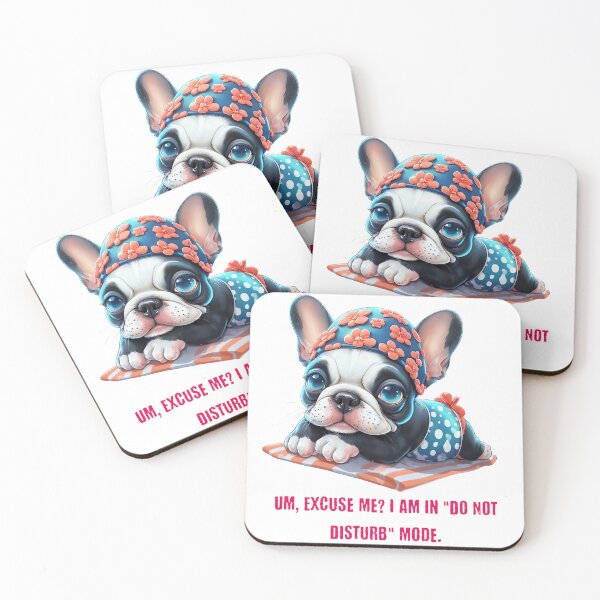 Item preview, Sassy Frenchie Summer: Betty’s "Do Not Disturb" Mode designed and sold by ArtisticDesignsbyLinda.
