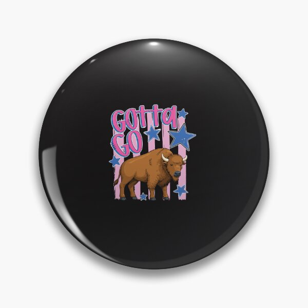 Item preview, Gotta Go Buffalo Funny Western Cowgirl Shirt Girly Western Aesthetic Bison Graphic designed and sold by kiralynstration.