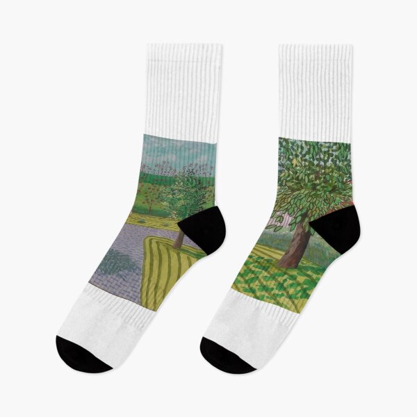 Item preview, DAVID HOCKNEY  (124) - Vibrant Perspectives – Framed Print in the Style of David Hockney designed and sold by KirstenShShop.