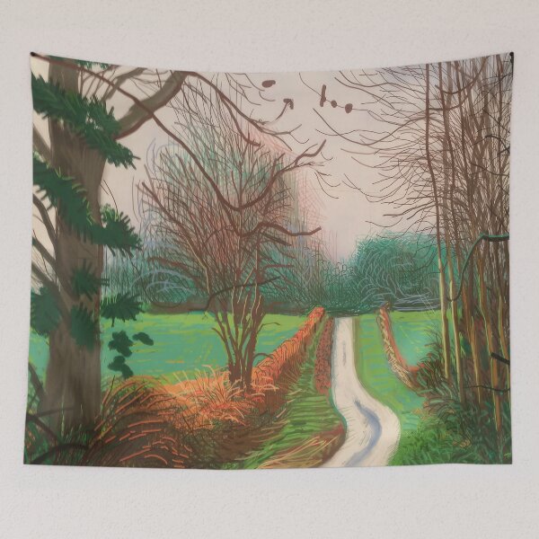 Item preview, DAVID HOCKNEY  (126) - Vibrant Perspectives – Framed Print in the Style of David Hockney designed and sold by KirstenShShop.