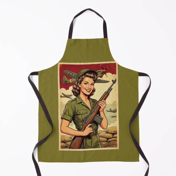 Item preview, Army Pin-Up Girl with M14 Rifle designed and sold by Washout-Wear.
